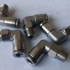 S.S. Swivel elbow connector 1/8 x 6mm