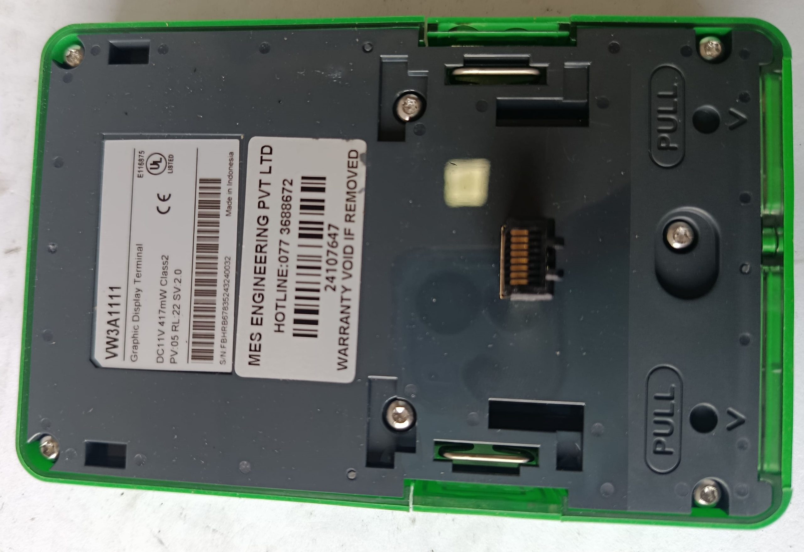 SCHNEIDER ELECTRIC Graphic display terminal VW3A1111 2 SCHNEIDER ELECTRIC Graphic Display Terminal VW3A1111